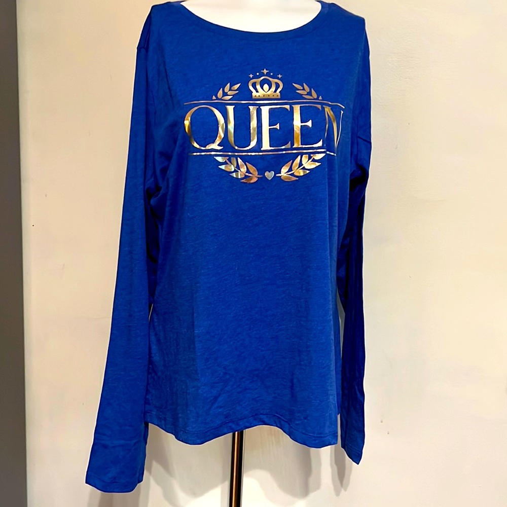 Queen shirt NWT royal blue